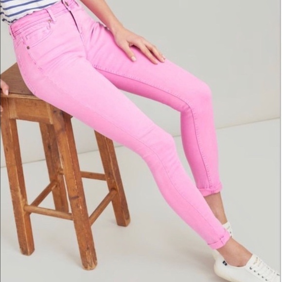 JOULES NWT Super Skinny Denim Jeans Size 2 in Perfect Pink - Picture 13 of 13